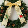 front door decor, seasonal decor ,winter wreath sash, personalized sash, christmas bow, Nutcracker sash