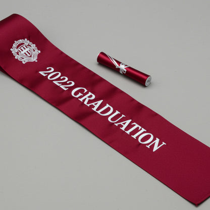customize sash, graduation sash, party sash, Birthday sash, embroidery sash.