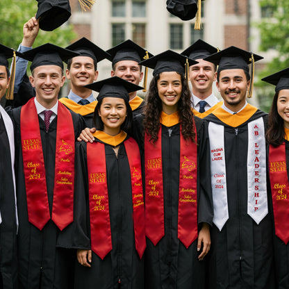university stole, personalized stoles, custom stole, college stoles, grad stole,
Graduation sash.