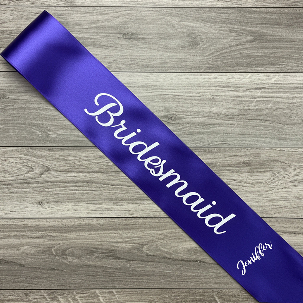 Bachelorette Sash, personalized sash, custom sash, Bridal Shower Sash, Bridal Sash.