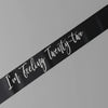 Custom, Bride to Be,22 Birthday, Party Supplies, Sash, Bridal Sash, Pageant, Bachelorette Sash