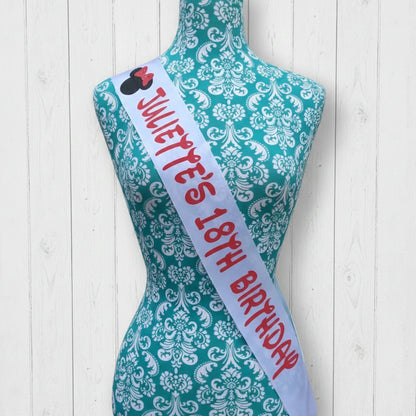 bachelorette sash, custom sash women, personalized sash, custom sash, birthday girl sash, birthday sash