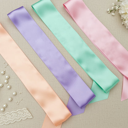 Plain Sashes, Corporate Sashes, Purple Sashes, Black Sashes, White Sashes, Blue Sashes, Pink Sashes, event Sash, Party Favor.