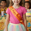 Sweet 6 Party, gradation sash, Sweet 6 Sash, birthday party sash, Sweet Sixteen Gift, Bachelorette Sash