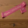 custom embroidery, bridal sash, Graduation Sash, wedding sash, party sash, baby shower sash