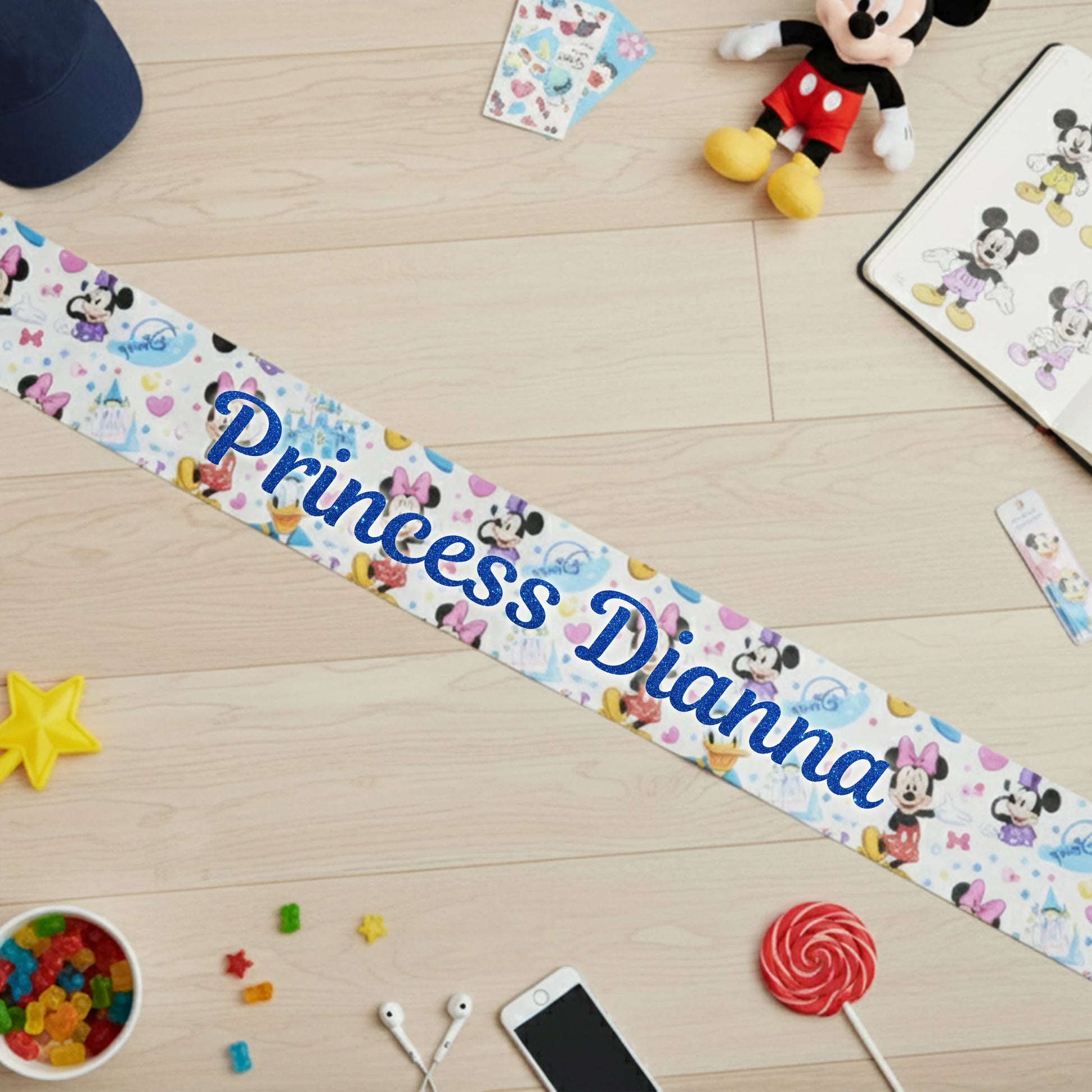 bachelorette party, Cartoon Print Sash, bridal sash, wedding sash, Princess  sash, bridesmaid sash, bachelorette sash