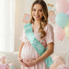 shower sash, mother to be sash, pregnancy sash, baby shower gift, girl baby shower.