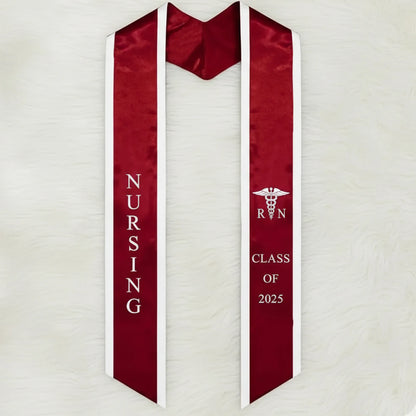 graduation gift, college graduation, custom graduation, class of 2025 stole, class of 2024,flag graduation sash
