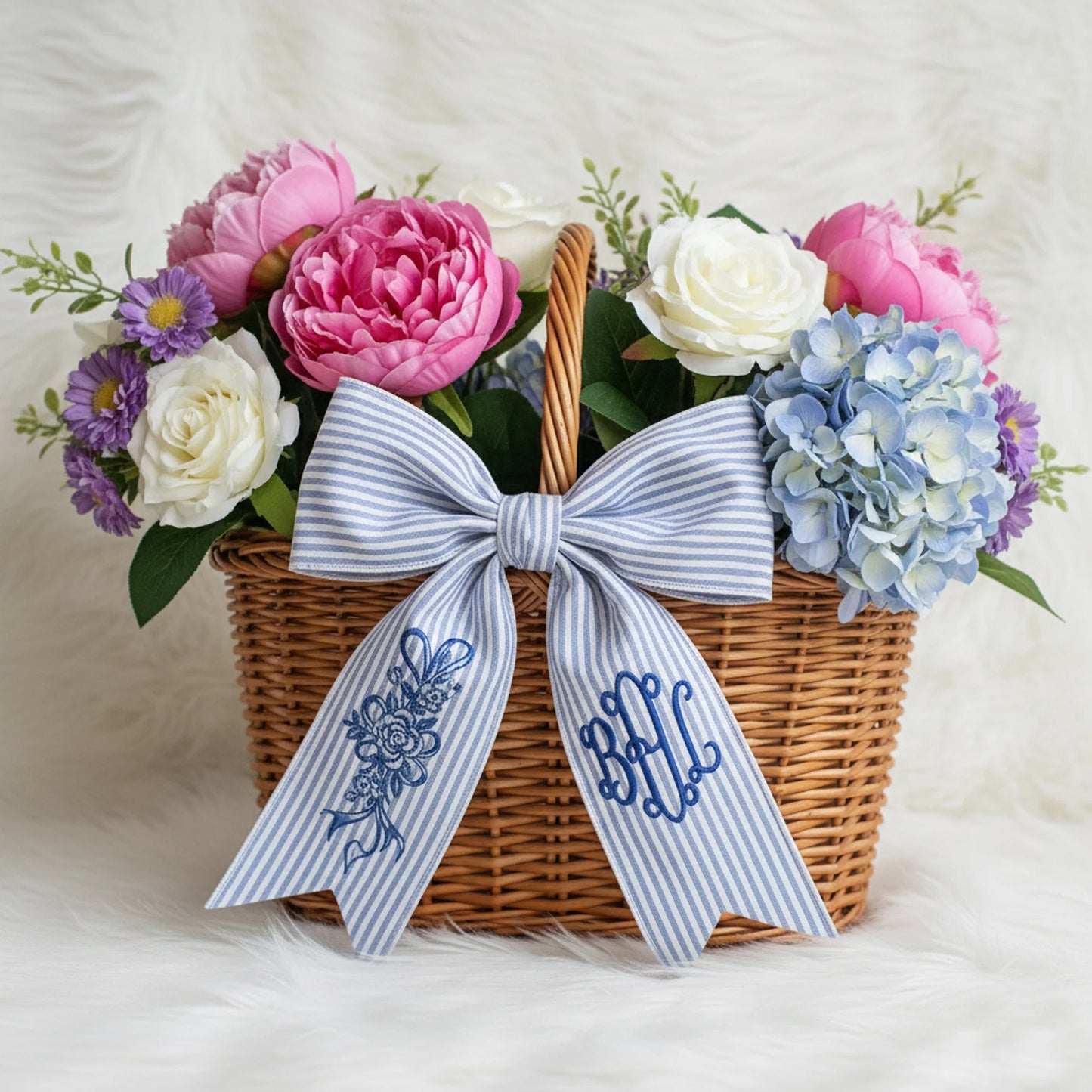 Housewarming Gift, Spring Wreath, your text sash, Door Wreaths, Monogram Wreath Sash, Wedding Sash.