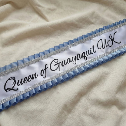 custom sash women, personalized sash, custom sash, birthday girl sash, birthday sash, satin sash