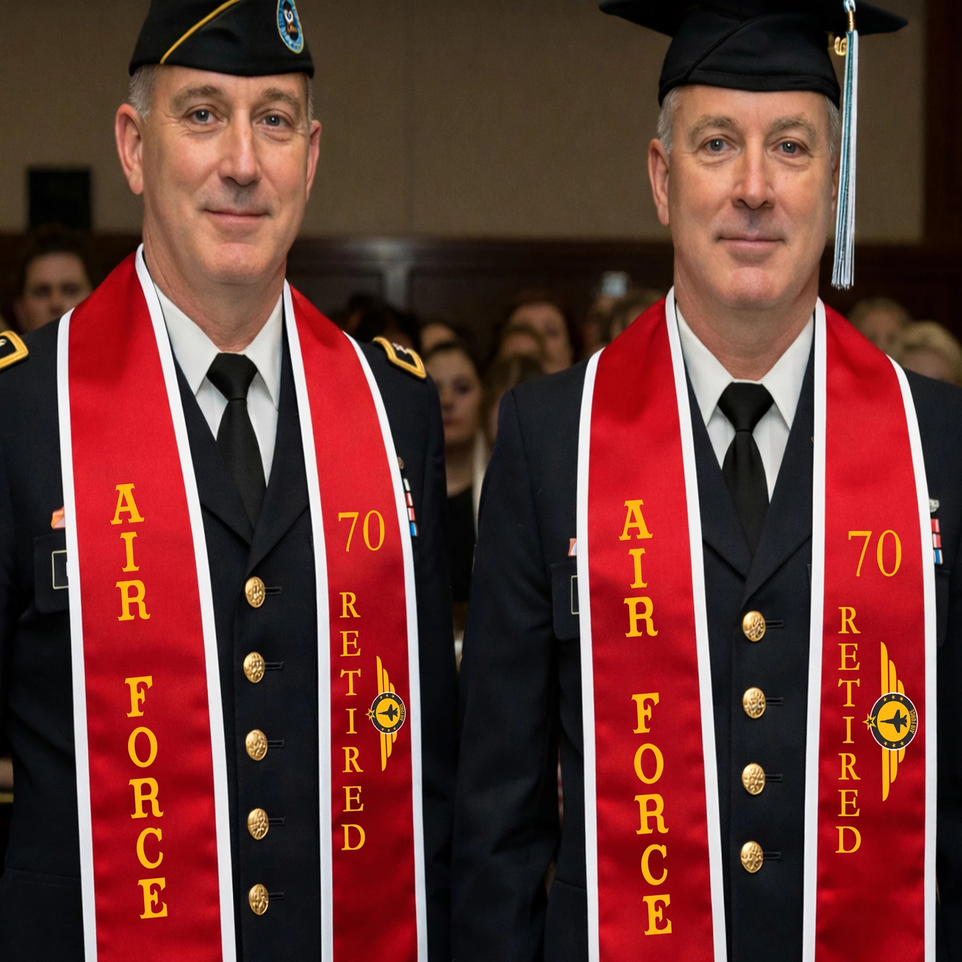 Custom Navy Martinez sash – personalized printed military ceremonial wear