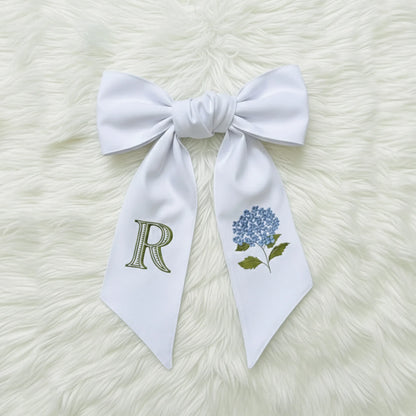 Housewarming Gift, Spring Wreath, your text sash, Door Wreaths, Monogram Wreath Sash, Wedding Sash
