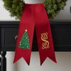 Housewarming Gift, Spring Wreath, your text sash, Door Wreaths, Monogram Wreath Sash, Wedding Sash