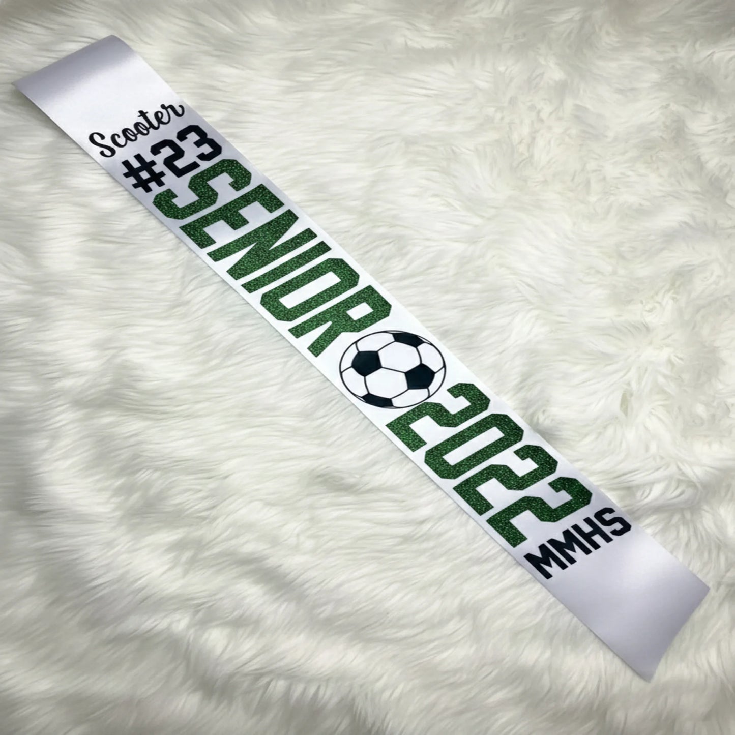 glittery sash, photo prop, graduation sash, baby shower sash