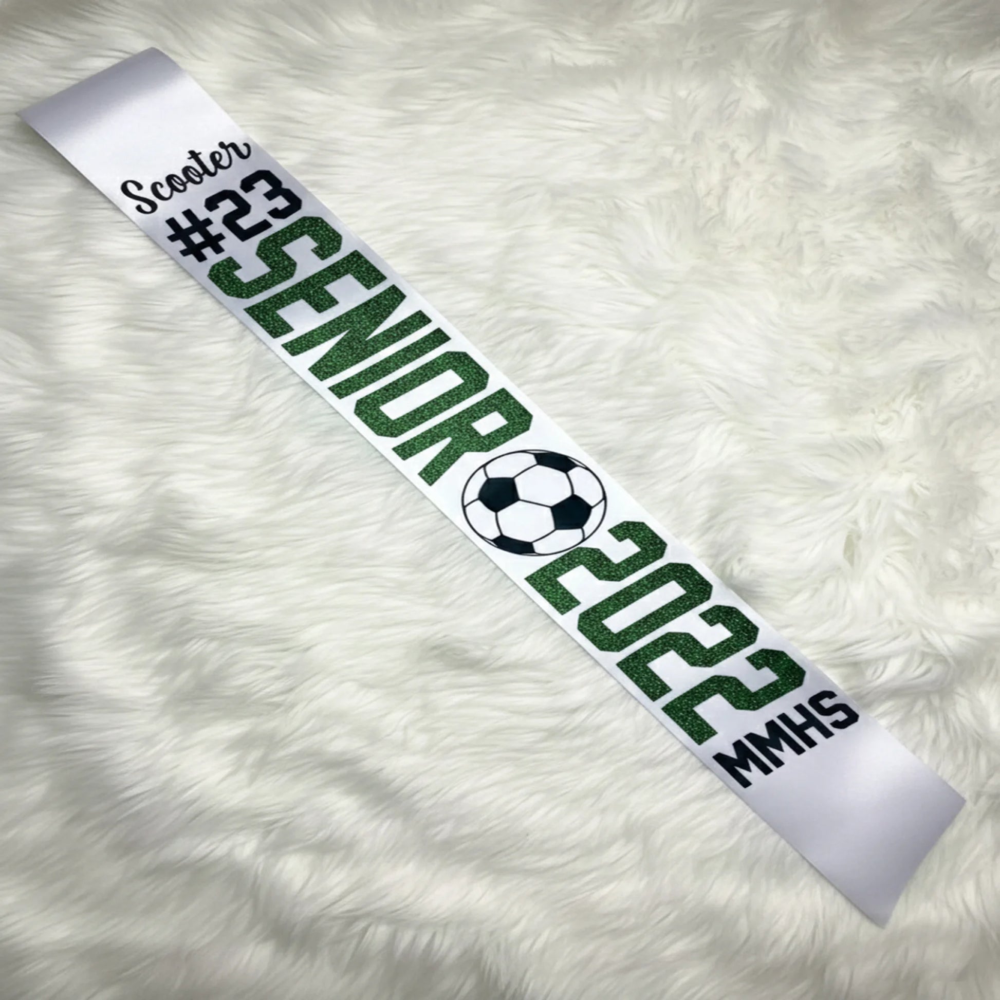 glittery sash, photo prop, graduation sash, baby shower sash