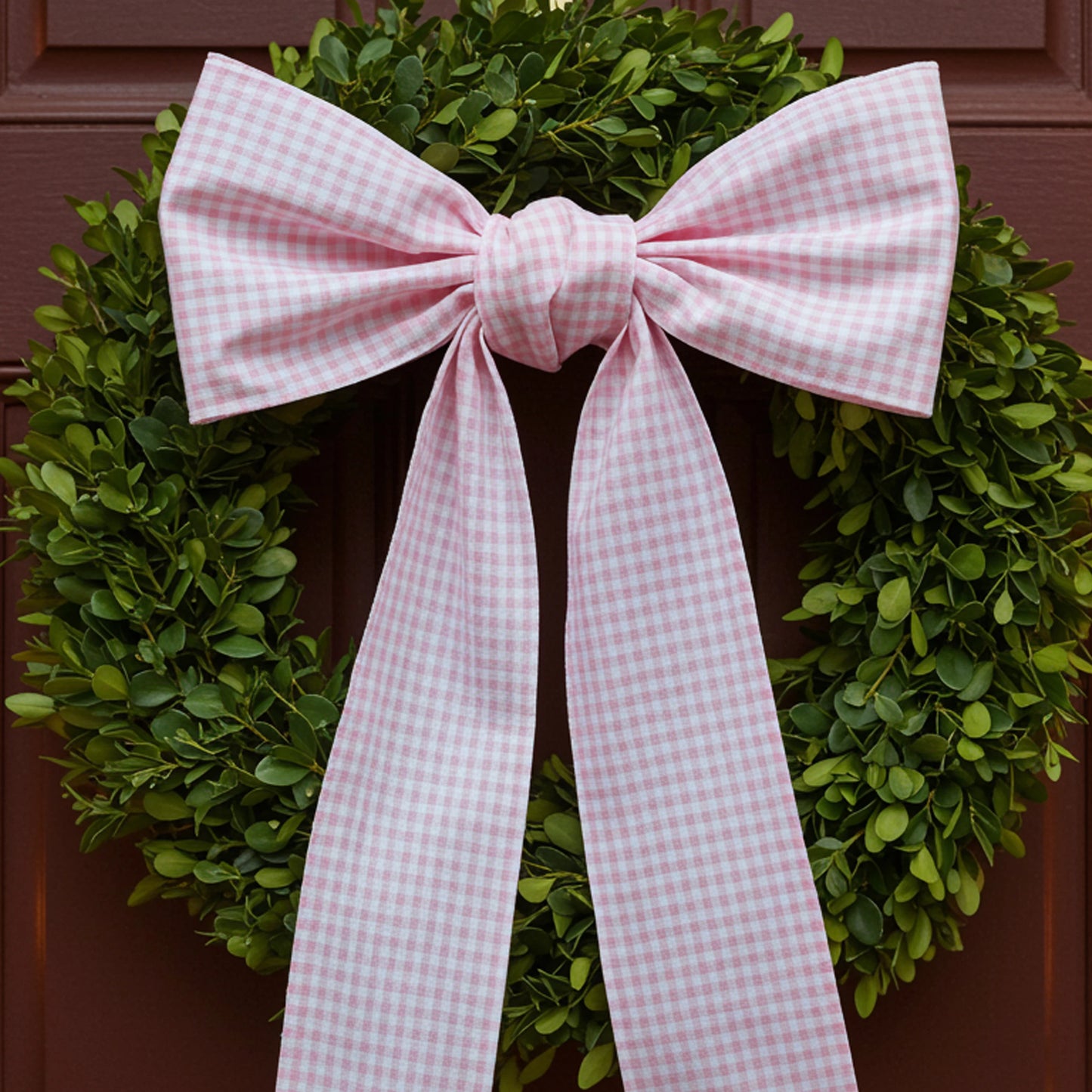 fall wreath, fall wreath sash, fall door decor, rust buffalo plaid, pumpkin spice, orange white sash.