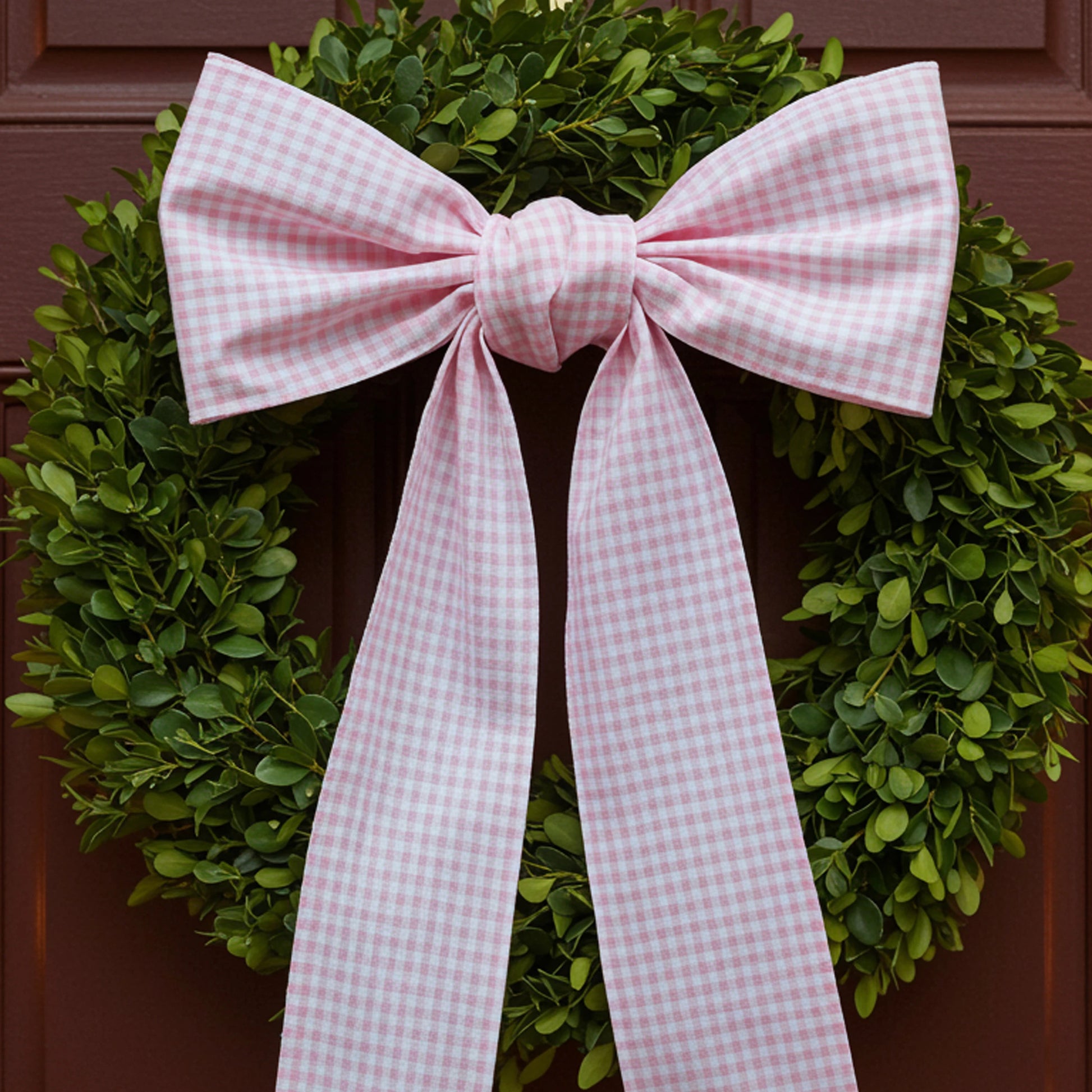 fall wreath, fall wreath sash, fall door decor, rust buffalo plaid, pumpkin spice, orange white sash.