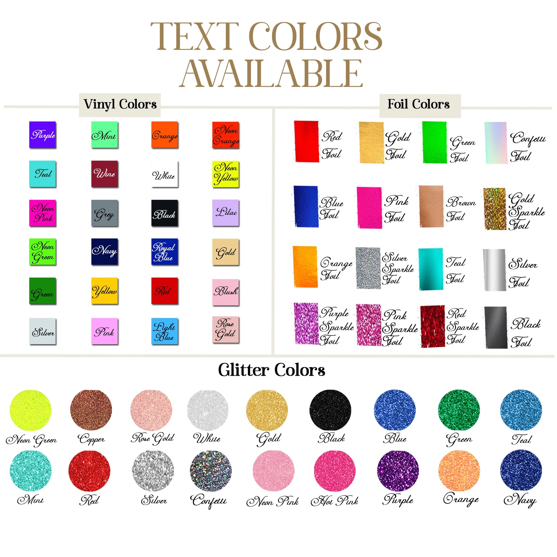 Text color, colors text , text, Print, Shine text, Gold text, Blue Text