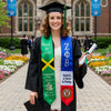 Custom Country Flag, Graduation Sash, graduation stole,3 Country Flag, Country Flag Stole, mixed flag, Philippine .