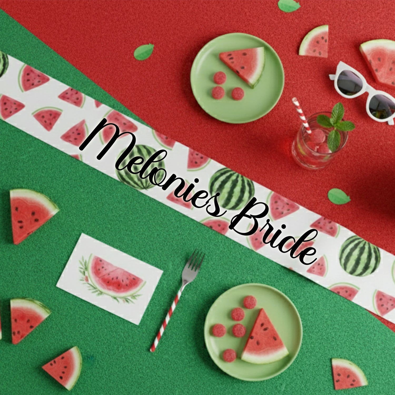 bachelorette party, Watermelon  Print Sash, bridal sash, wedding sash, bride to be sash, bridesmaid sash, bachelorette sash