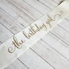 birthday sash, satin sash, Party Supplies, Sash, Party Accessory, Bridal Shower Sash, Wedding Sash