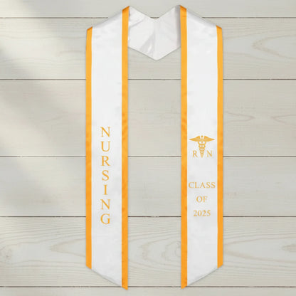 college custom sash, custom grad stoles, stole graduation, school logo stole, college stoles, embroidery stole, personalized stoles.
