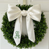 wreath sash handmade, Wreath Sash, grand millennial, sc gamecocks, Fabric sash, USC, maroon plaid, maroon wreath sash, Carolina decor.