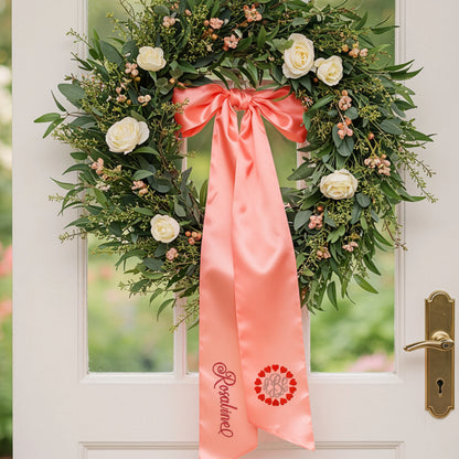 Christmas decor, outdoor decor, holiday decor, cottagecore decor, front door wreath.