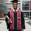 college graduation, personalized sash, custom stole, college stole, university stole
