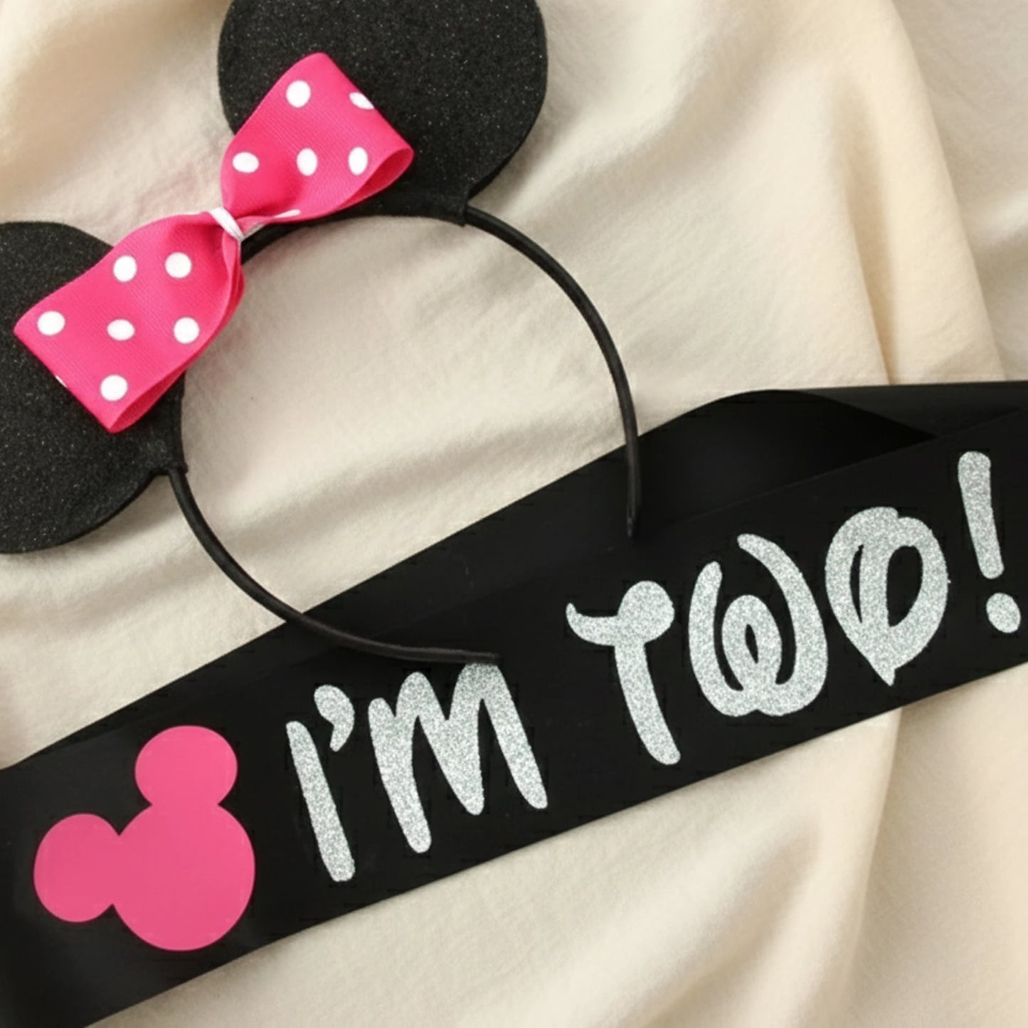 glittery sash, photo prop, 40th birthday sash, 30th birthday sash, graduation sash, baby shower sash,