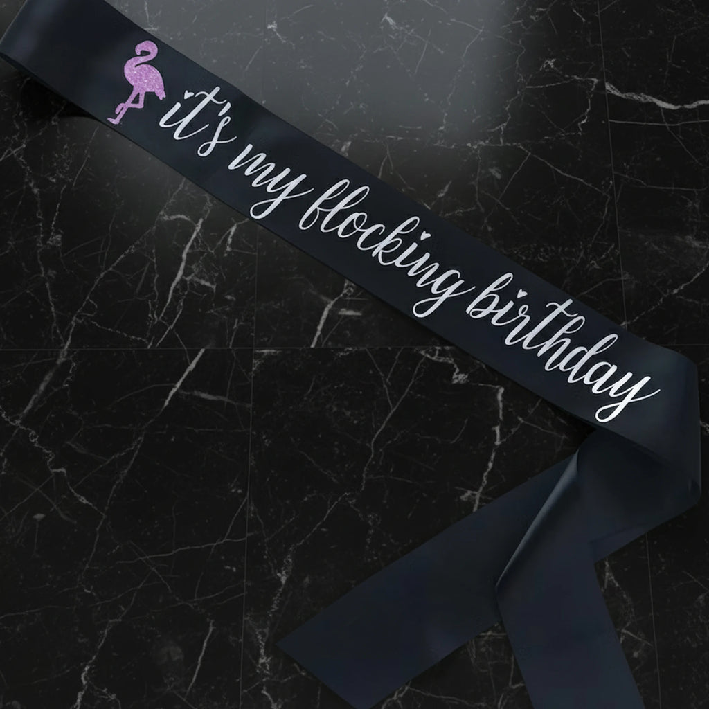 glittery sash,photo prop,40th birthday sash,30th birthday sash,graduation sash,baby shower sash,