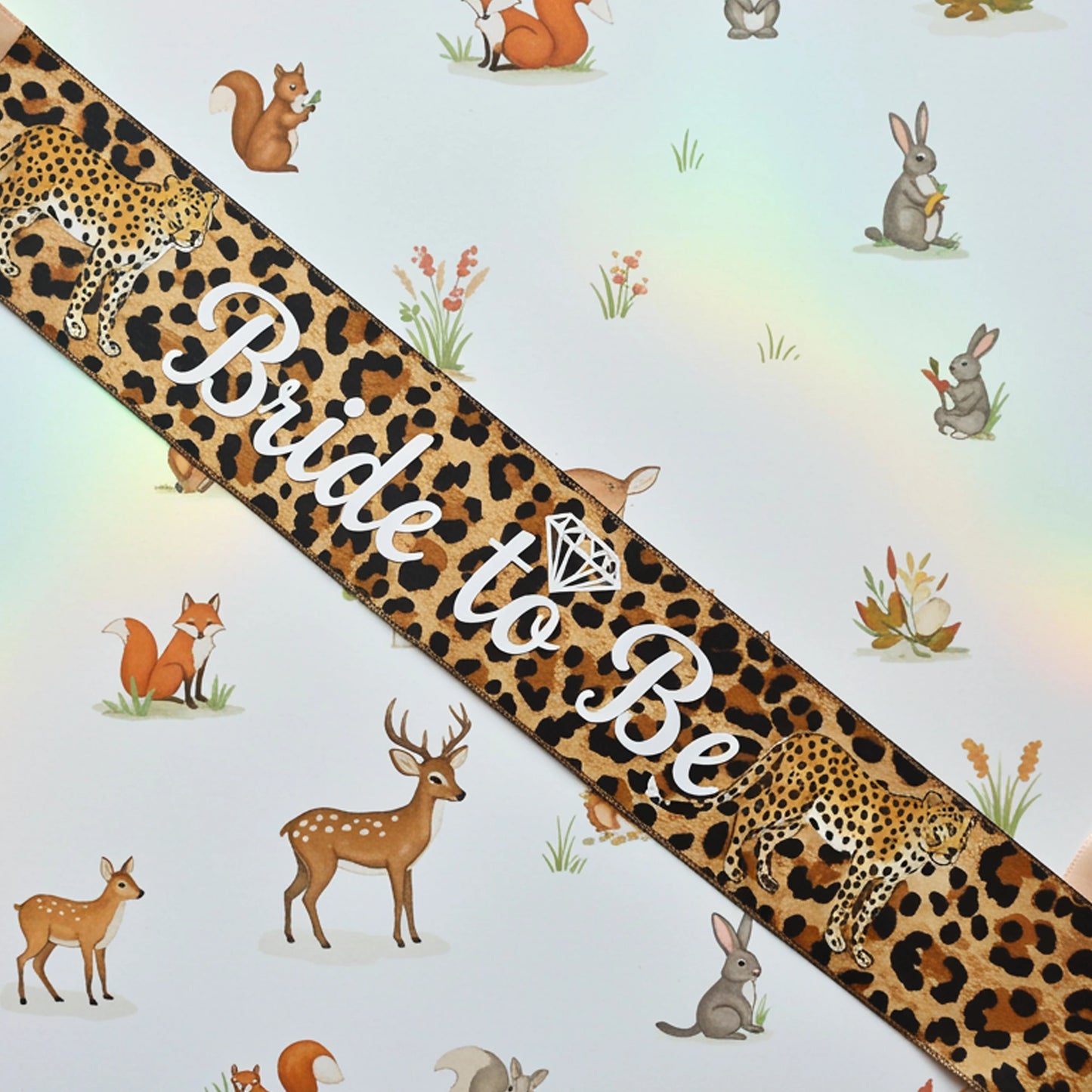 Bridesmaid Gifts ,leopard for bridal, bride to be leopard , tuscan bride sash, leopard bridal theme,