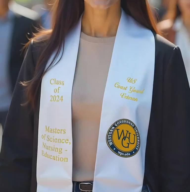 master of scince sash 