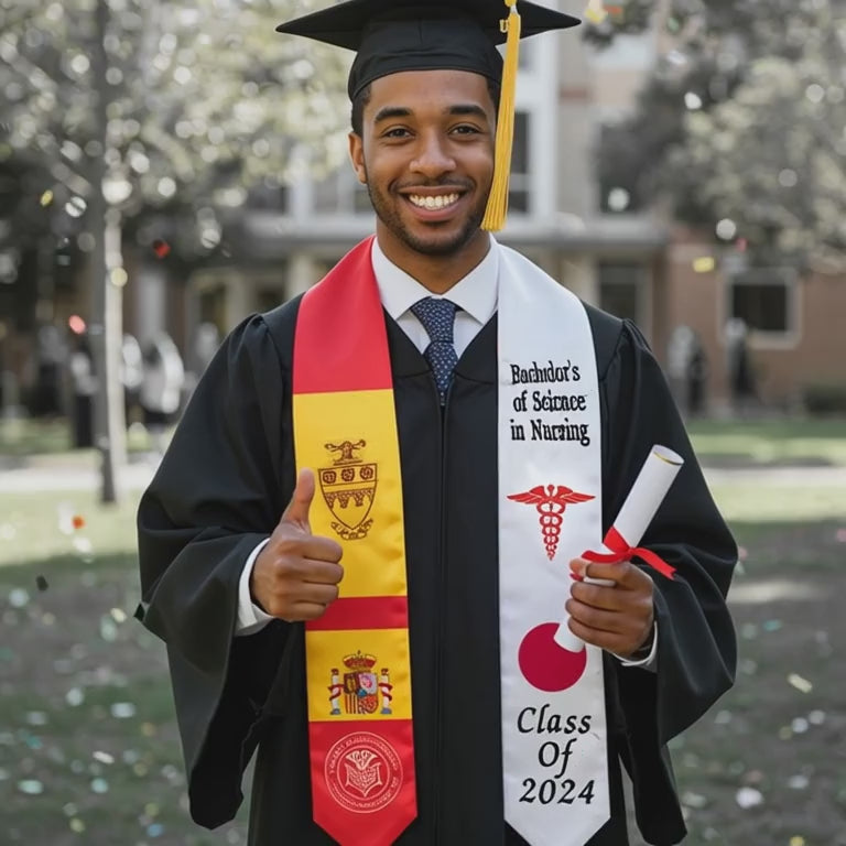 country graduation sash 