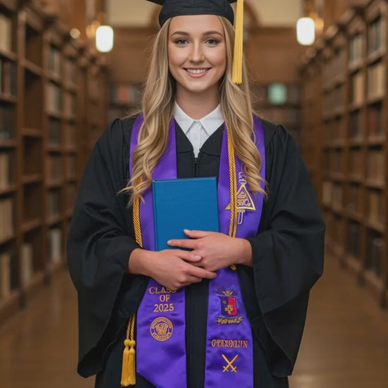 Purple sash 