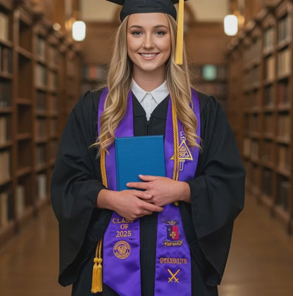 Purple sash 