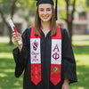 red and white sash 