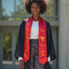 graduation red nursing sash 