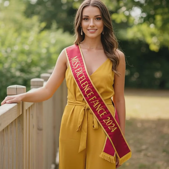 miss excellence  France sash