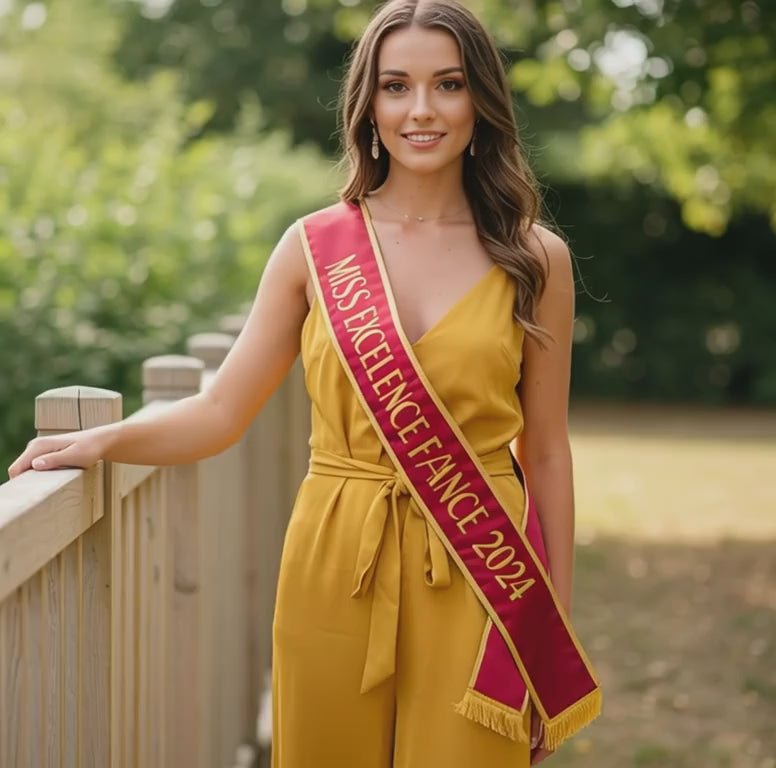 miss excellence  France sash