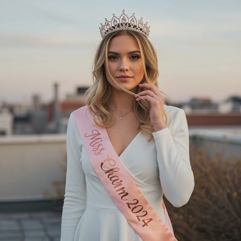 miss charm sash 