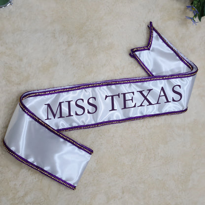 bridesmaid sash, bachelorette sash, personalized sash, custom sash, birthday sash,

