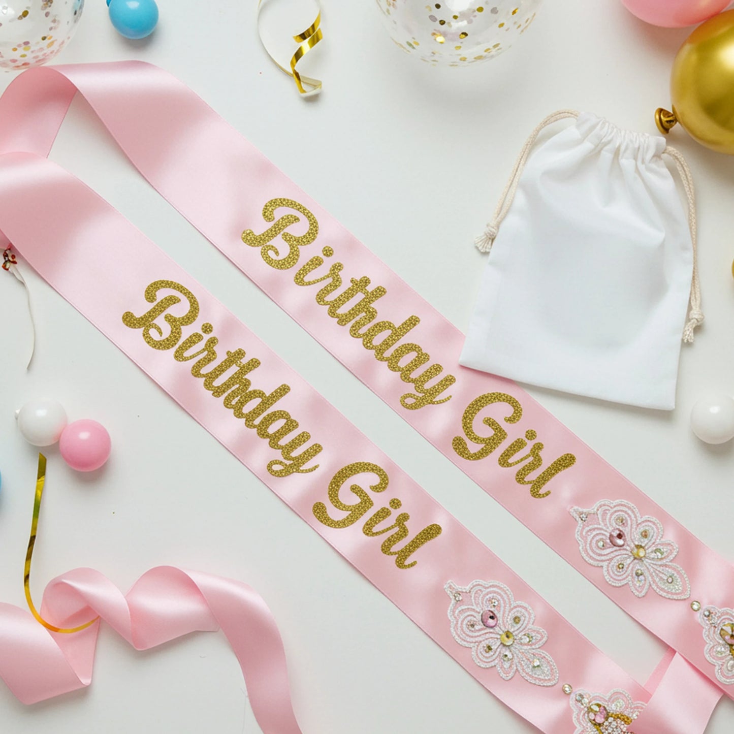 personalized 21 sash, pink satin birthday, milestone party sash, satin birthday sash, Custom Sash.