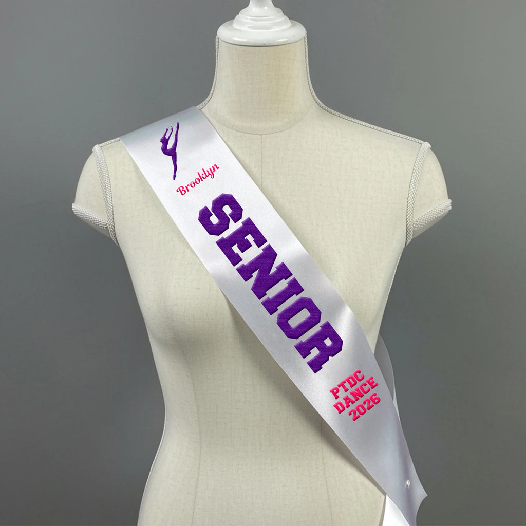 graduation sash, senior 2025 sash, graduate 2025, Personalized Sash, Custom Sash, graduate sash, Glitter Sash
