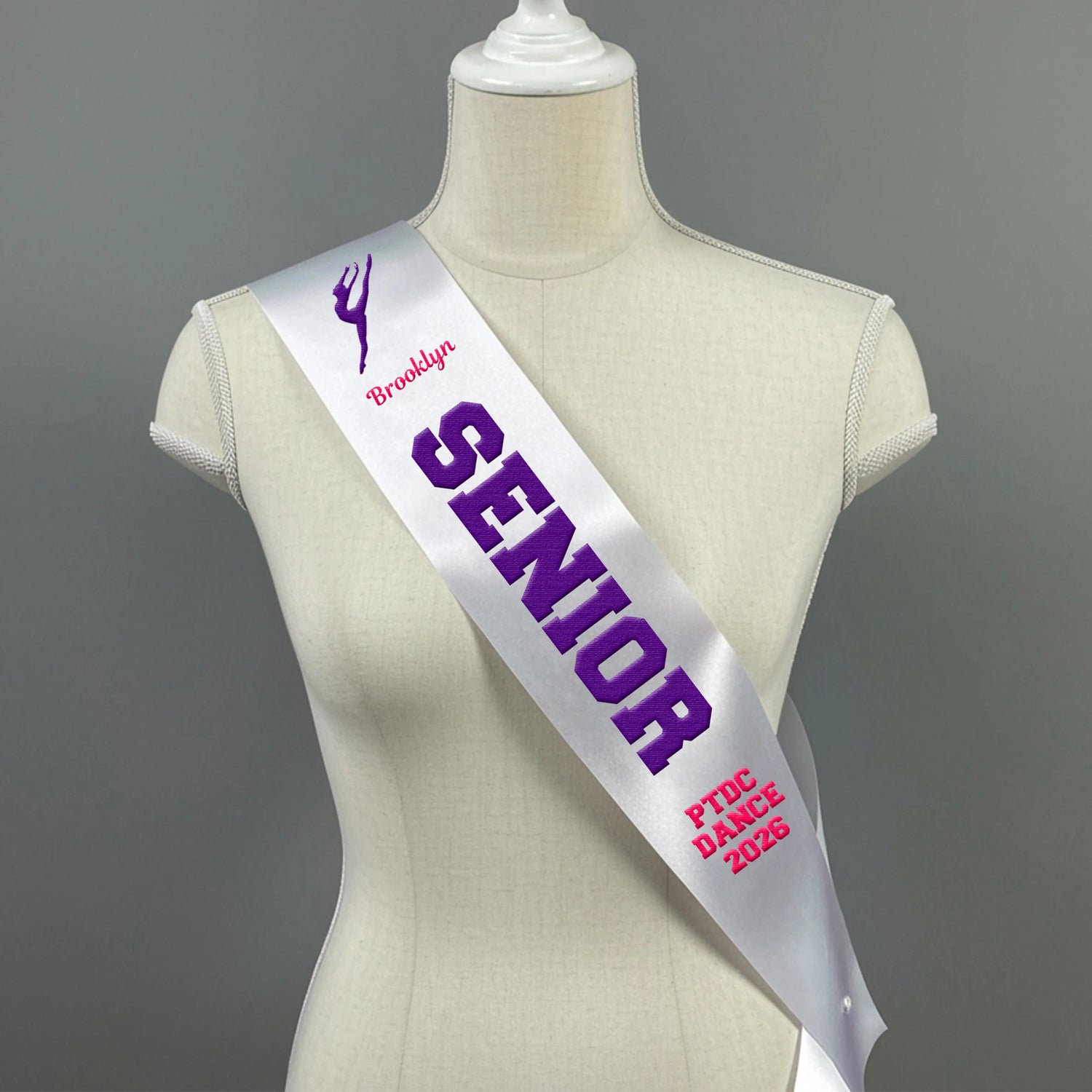 graduation sash, senior 2025 sash, graduate 2025, Personalized Sash, Custom Sash, graduate sash, Glitter Sash
